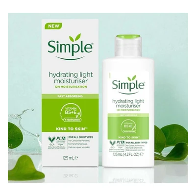 Simple Kind To Skin Hydrating Light Moisturiser - 125ml