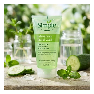 Simple Kind To Skin Refreshing Facial Wash - 150ml