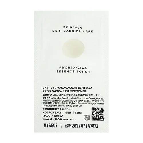 SKIN1004 Madagascar Centella Probio-Cica Essence Toner 1.5 ml