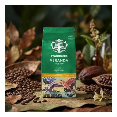 Starbucks 6 Mellow And Cocoa Notes Veranda Blend Coffee - 200g