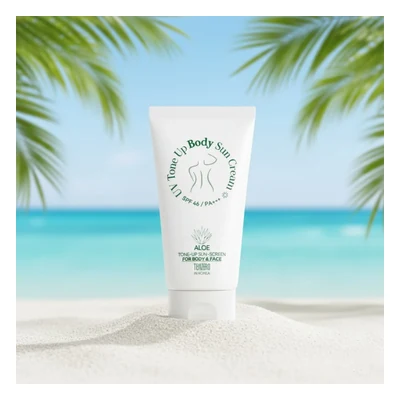 Tenzero Aloe UV Tone Up Body Sun Cream SPF46 PA+++ - 150g
