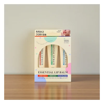 Tenzero Essential Lip Balm Set - 3pcs