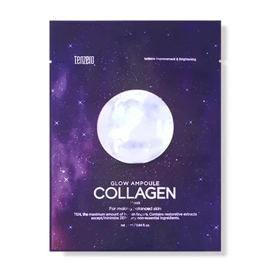 Tenzero Glow Ampoule Collagen Sheet Mask- 25ml