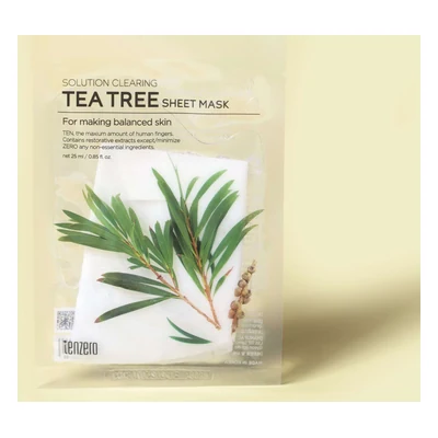 Tenzero Solution Clearing Tea Tree Sheet Mask- 25ml