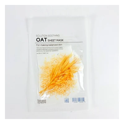 Tenzero Solution Soothing OAT Sheet Mask- 25ml
