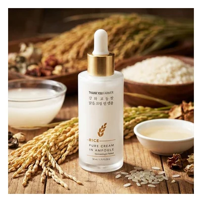 Thank You Farmer Rice Pure Cream In Ampoule - 50ml