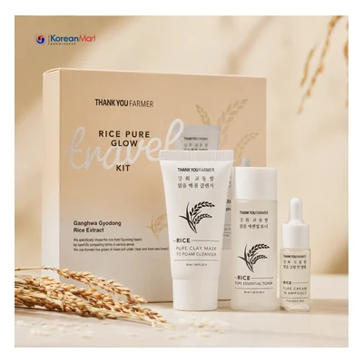 Thank You Farmer Rice Pure Glow Travel Kit