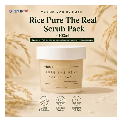 Thank You Farmer Rice Pure The Real Scrub Pack - 100ml