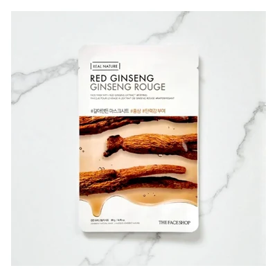 The Face Shop Real Nature Red Ginseng Face Mask Sheet - 20g