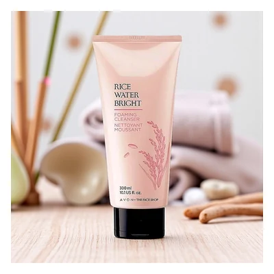 The face shop rice water bright cleansing foam - 300ml
