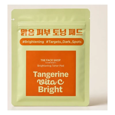 The Face Shop Tangerine Vita C Brightening Toner Pad - 20ml