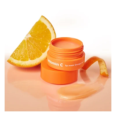 The Face Shop Vitamin c Lip Sleeping Mask (Orange) - 14g