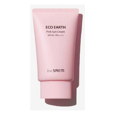 The Saem Eco Earth Pink Sun Cream (SPF50+ PA++++) - 50g