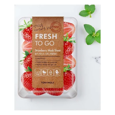 Tonymoly Fresh To Go Strawberry Sheet Mask - 20g