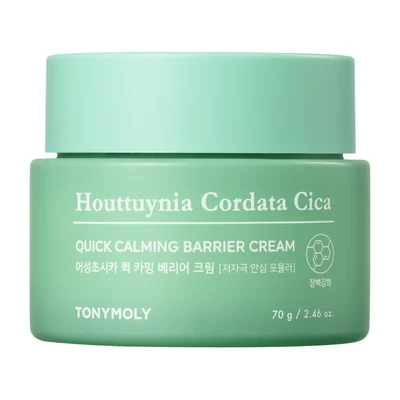 Tonymoly Houttuynia Cordata Cica Quick Calming Barrier Cream - 70g