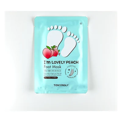Tonymoly I'm Lovely Peach Foot Mask - 16g