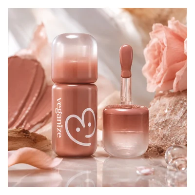 Veganize 4D Dewyshine Lip Oil Gloss (Shade 06 Mocha Mousse) - 4g