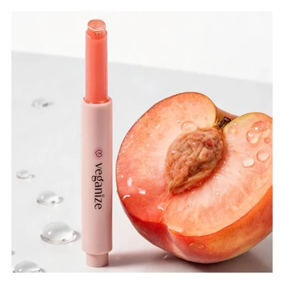Veganize Collagen Lip Glass Balm (Shade 04 Light Peach) - 1.8g