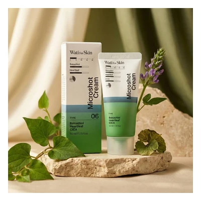 Wati For Skin Bakuchiol Heartleaf Cica Microshot Cream - 50ml