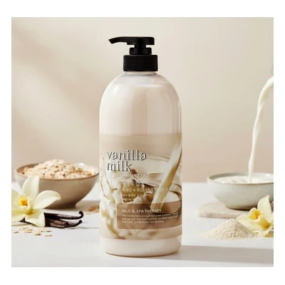 Welcos Vanilla Milk Body Wash (Shower Gel) - 732g