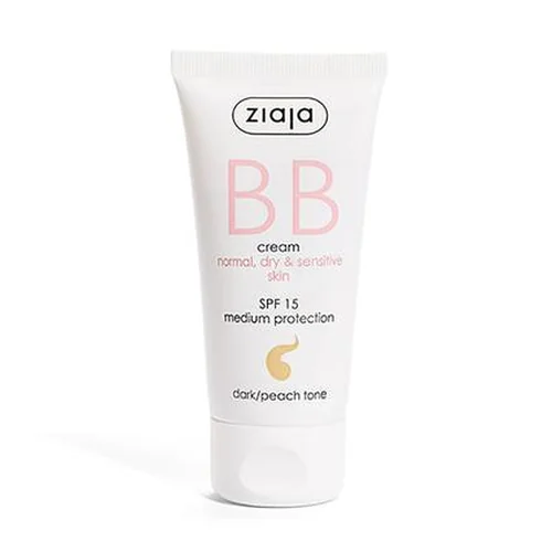 Ziaja BB Cream Normal Dry Sensitive Skin Dark / Peach Tone 50ml