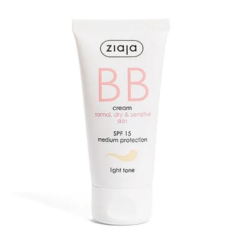 Ziaja BB Cream Normal Dry Sensitive Skin Light Tone 50ml