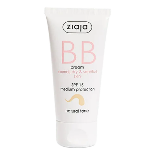 Ziaja BB Cream Normal Dry Sensitive Skin Natural Tone 50ml