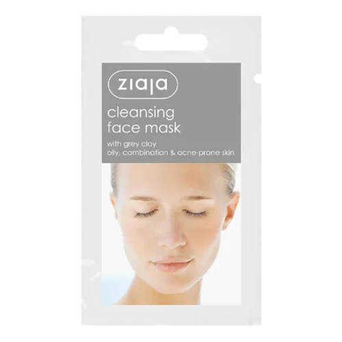 Ziaja Cleansing Face Mask With Grey Clay / Sachet / Display 7ml