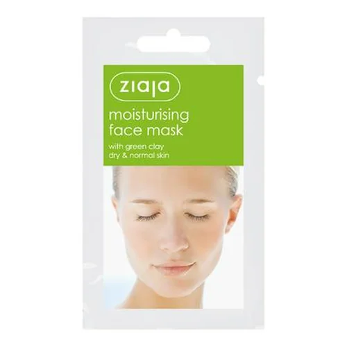 Ziaja Moisturizing Face Mask With Green Clay / Sachet / Display 7ml