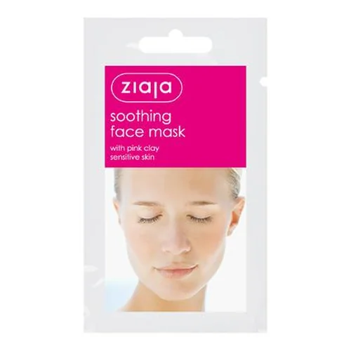 Ziaja Soothing Face Mask With Pink Clay / Sachet / Display 7 ML
