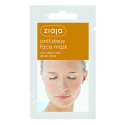 glowxin-ziaja-anti-stress-face-mask-with-yellow-clay-sachet-display-7-ml.webp